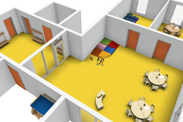 Visualisierung Kindertagesstätte Albaching